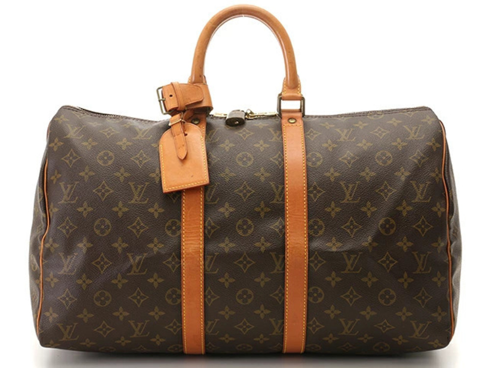 LOUIS VUITTON Keepall Boston Bag Monogram